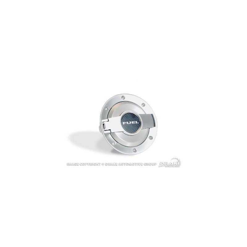 DODGE CHALLENGER 2008-2022 TRAPPE A ESSENCLE TOUT SATIN Fuel Door All Satin DRAKE MUSCLE CARS MO-210001-SATIN