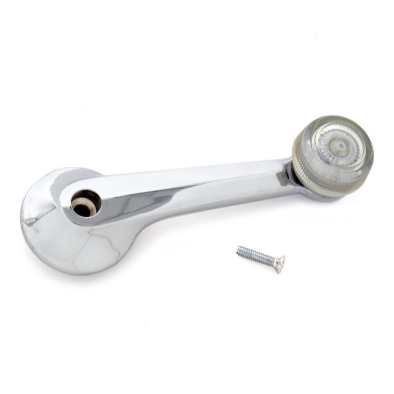 MERCURY COUGAR 1974-1975 ET 1980-1981 POIGNEE DE LEVE VITRE 5 AVEC BOUTON TRANSPARENT DROIT ET GAUCHE Window Handle 5 Inch Long