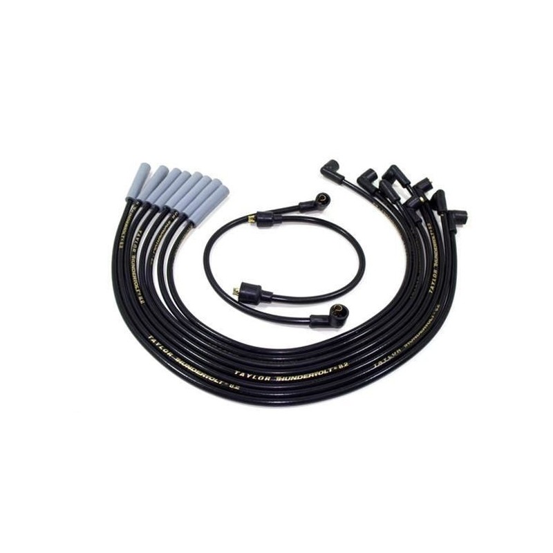 AMC Buick Ford Pontiac OLDSMOBILE V8 FAISCEAU ALLUMAGE FEMELLE ThunderVolt 8.2mm Spark Plug Wire Sets Taylor Cable 84052