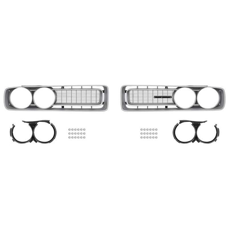DODGE CHARGER 1971 KIT ENSEMBLE DE CALANDRE ARGENTE OER Mopar Replacement Grilles MB1778