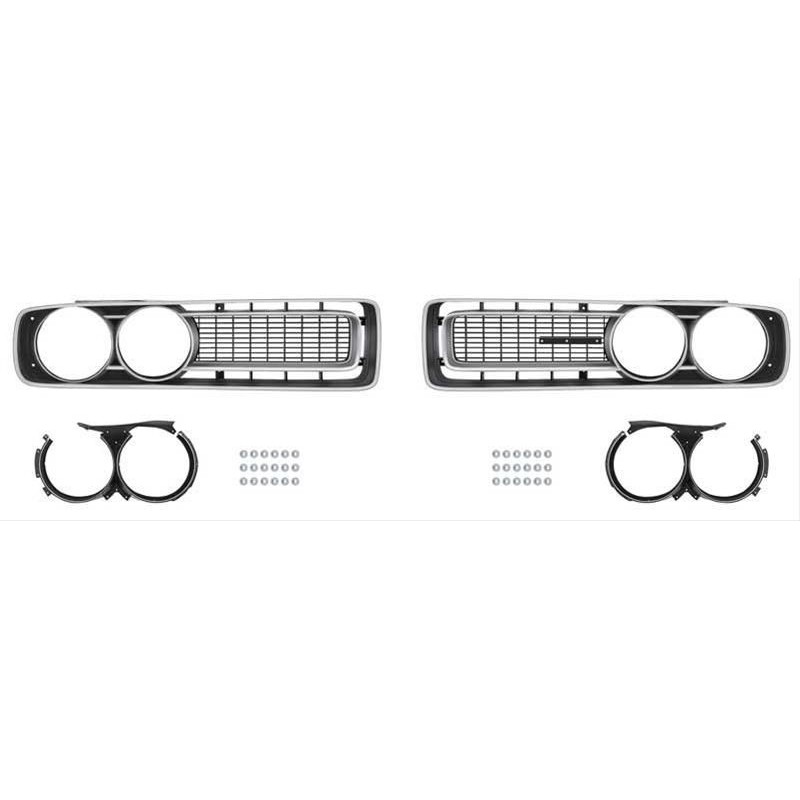 DODGE CHARGER 1971 KIT ENSEMBLE DE CALANDRE NOIR OER Mopar Replacement Grilles MB9916