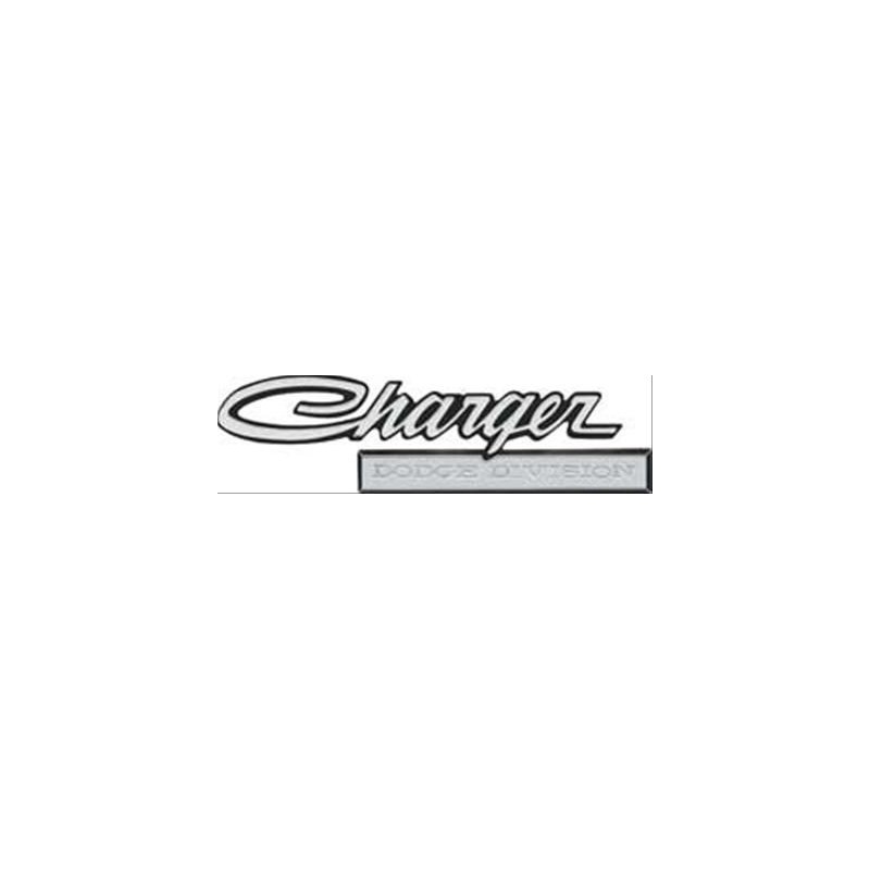 DODGE CHARGER 1971 EMBLÈME COFFRE CHROME OER Reproduction Emblems 3570035 à l'unité