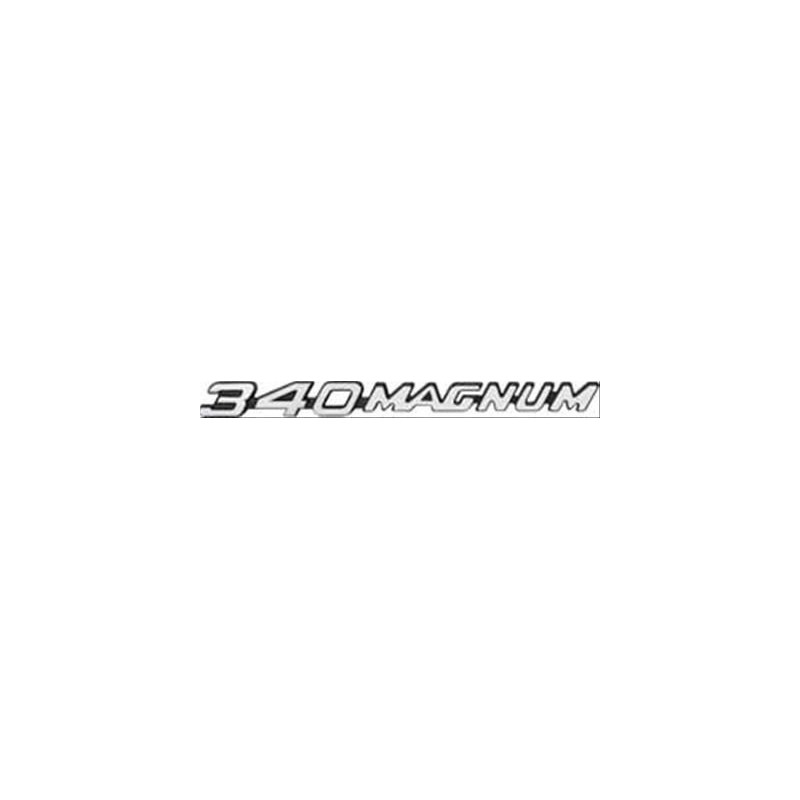 DODGE CHARGER 1971-1973 EMBLEME DE CAPOT CHROME DODGE 340 MAGNUM OER Reproduction Emblems 3573632 à l'unité