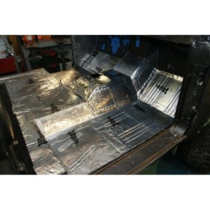 DODGE CHARGER 1971-1974 KIT ISOLATION PHONIQUE ET THERMIQUE DU PLANCHER HushMat Floor Kits 662711