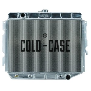 DODGE CHARGER 1968-1973 V8 318 340 360 RADIATEUR HAUTE PERFORMANCE 2 RANGÉES EN ALUMINIUM POUR BOITE AUTOMATIQUE Cold Case Perfo