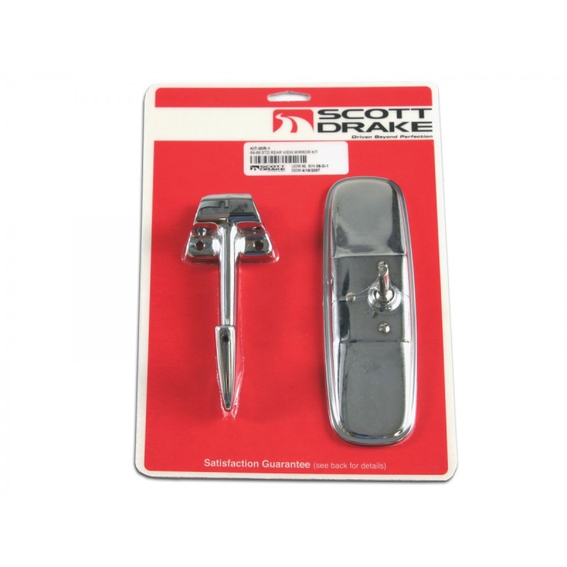 FORD MUSTANG 1964-1966 KIT BRAS ET MIROIR RETROVISEUR INTERIEUR CENTRAL rear view mirror and arm kit KIT-MIR-1
