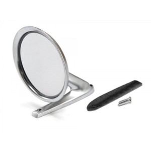 FORD MUSTANG 1964-1966 MIROIR RETROVISEUR EXTERIEUR SATIN STANDARD CONVEXE DROIT PASSAGER Standard mirror satin convex right han