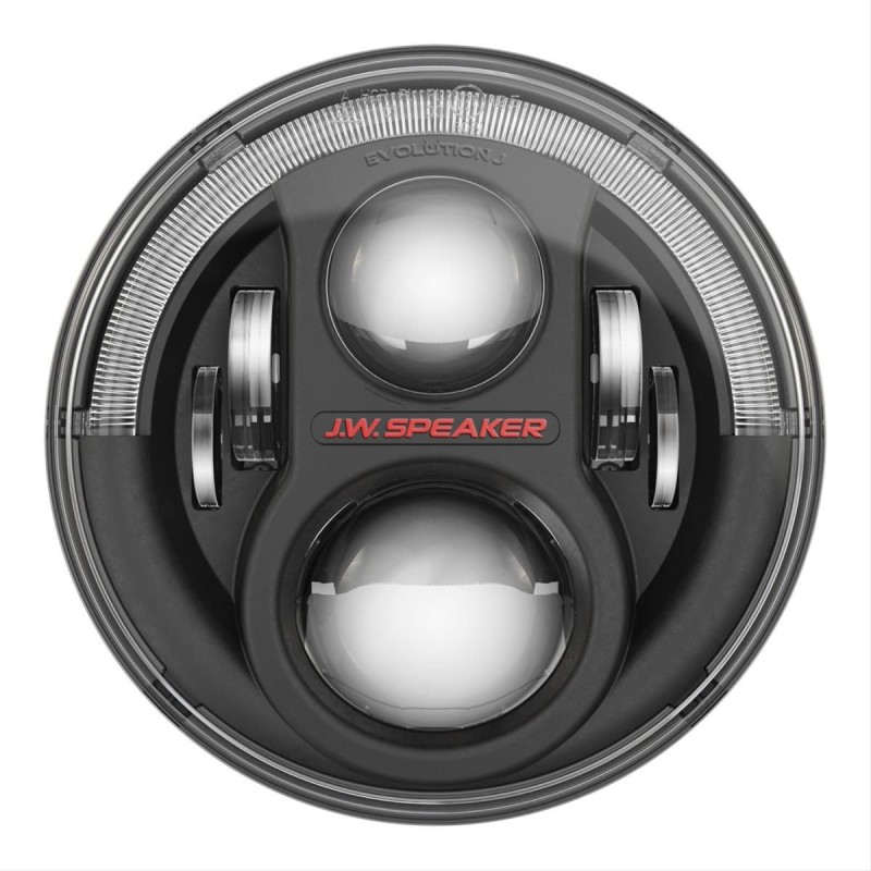 JEEP WRANGLER 2007-2018 PAIRE OPTIQUES 7 POUCES LED 8700 J. W. Speaker 8700 Evo 2 DOT-Compliant Dual Burn LED Headlights 554543