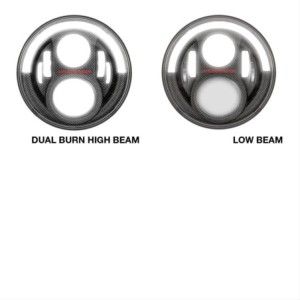 JEEP WRANGLER 2007-2018 PAIRE OPTIQUES 7 POUCES LED 8700 J. W. Speaker 8700 Evo 2 DOT-Compliant Dual Burn LED Headlights 554543