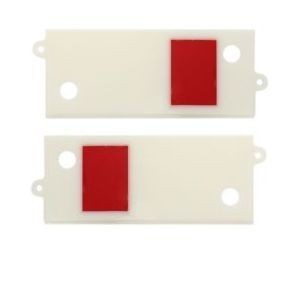 FORD MUSTANG 1967-1968 PAIRE DE LENTILLES DE LAMPE DE PANNEAU DE PORTE DELUXE Deluxe door light lens pair SCOTT DRAKE C7ZZ-13731