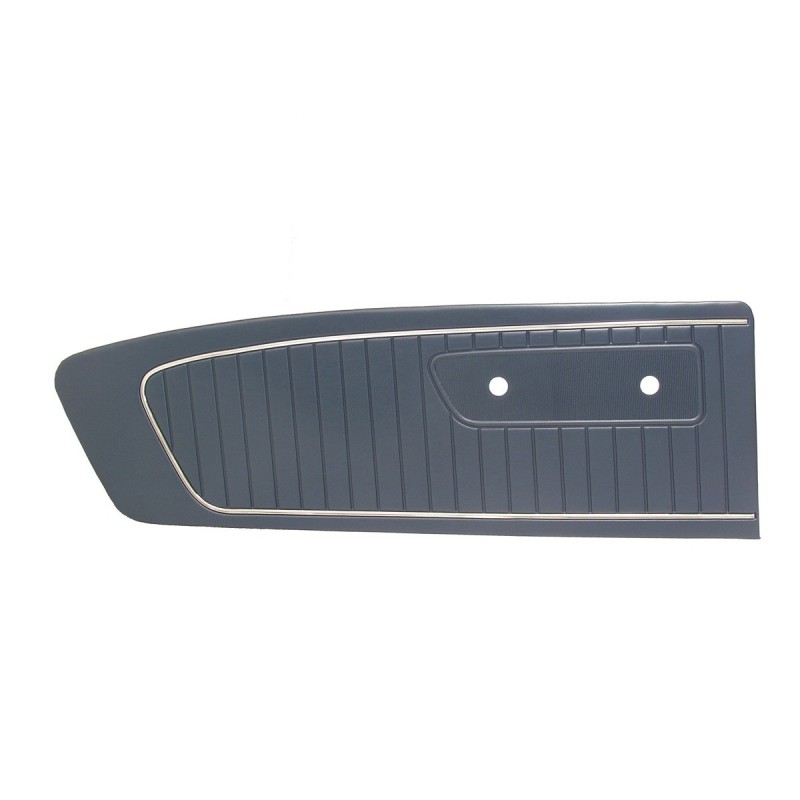 FORD MUSTANG 1964-1965 PAIRE DE PANNEAUX DE PORTE STANDARD BLEU standard door panels blue SCOTT DRAKE C5ZZ-65239423BL