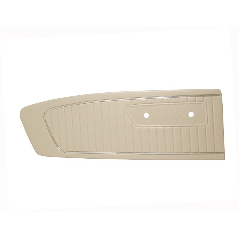 FORD MUSTANG 1964-1965 PAIRE DE PANNEAUX DE PORTE STANDARD BLANC standard door panels white SCOTT DRAKE C5ZZ-65239423WT