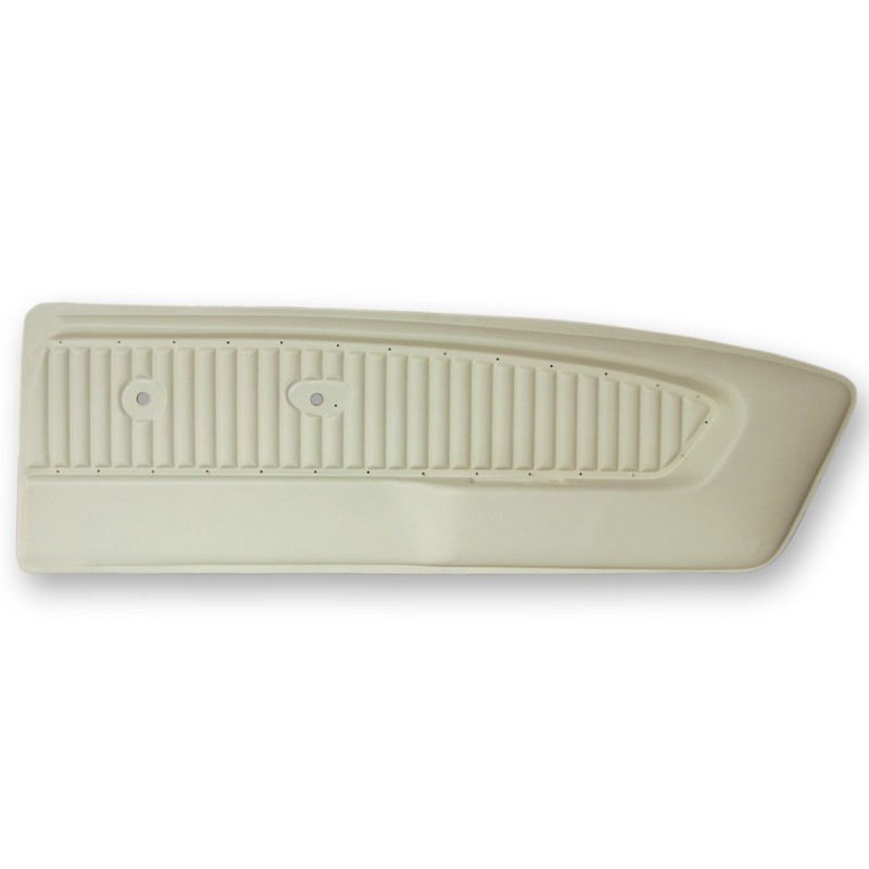 FORD MUSTANG 1965-1966 PAIRE PANNEAUX DE PORTE DELUXE BLANC Deluxe door panels bright white SCOTT DRAKE C5ZZ65239423WTP