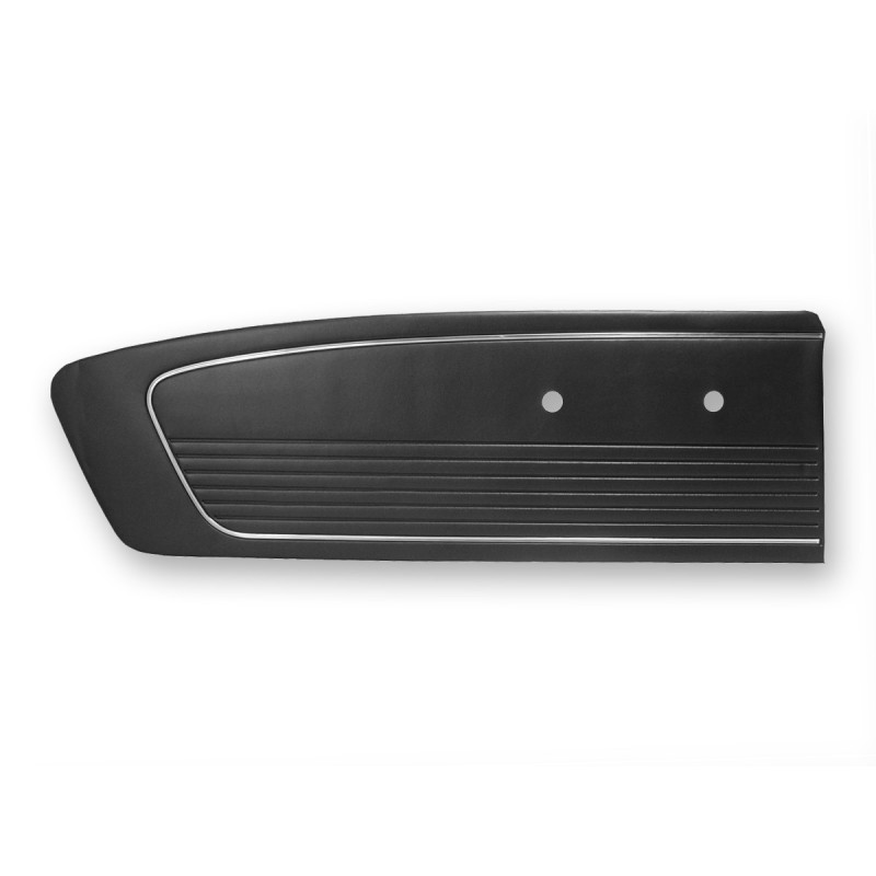 FORD MUSTANG 1966 PAIRE PANNEAUX DE PORTE STANDARD NOIR Standard door panels black SCOTT DRAKE C6ZZ-65239423BK
