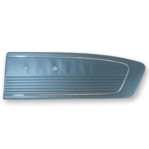 FORD MUSTANG 1966 PAIRE PANNEAUX DE PORTE STANDARD BLEU Standard door panels blue SCOTT DRAKE C6ZZ-65239423BL
