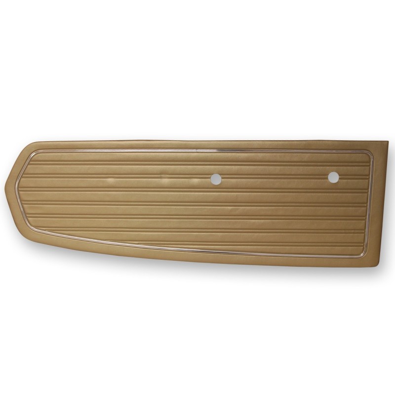 FORD MUSTANG 1968 PAIRE DE PANNEAUX DE PORTE DELUXE PEPITE OR Deluxe door panels Nugget gold SCOTT DRAKE C8ZZ-65239423NG - derni