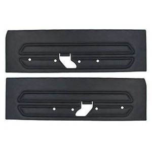 FORD MUSTANG 1969 PAIRE DE PANNEAUX DE PORTE STANDARD NOIR Standard door panels black SCOTT DRAKE C9ZZ-65239423BK