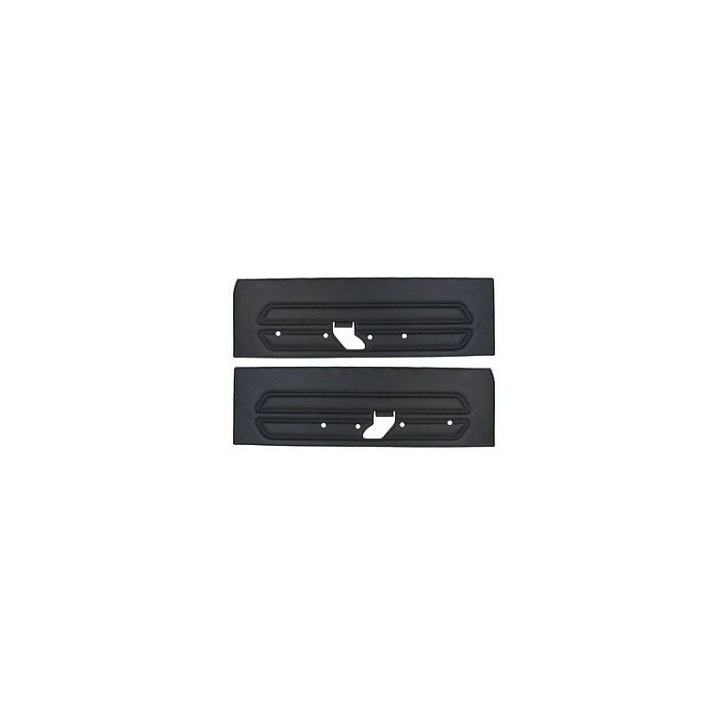 FORD MUSTANG 1969 PAIRE DE PANNEAUX DE PORTE STANDARD NOIR Standard door panels black SCOTT DRAKE C9ZZ-65239423BK