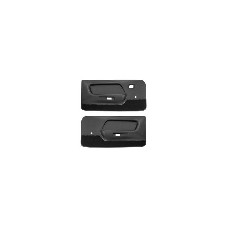 FORD MUSTANG 1969 PAIRE DE PANNEAUX DE PORTE DELUXE NOIR Deluxe door panels black SCOTT DRAKE C9ZZ65239423BKD