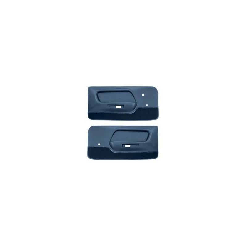 FORD MUSTANG 1970 PAIRE DE PANNEAUX DE PORTE DELUXE BLEU MOYEN Deluxe door panels medium blue SCOTT DRAKE C9ZZ65239423BLD