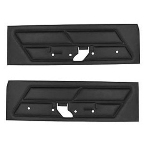 FORD MUSTANG 1970 PAIRE DE PANNEAUX DE PORTE STANDARD NOIR Standard Door panels black SCOTT DRAKE D0ZZ-65239423BK