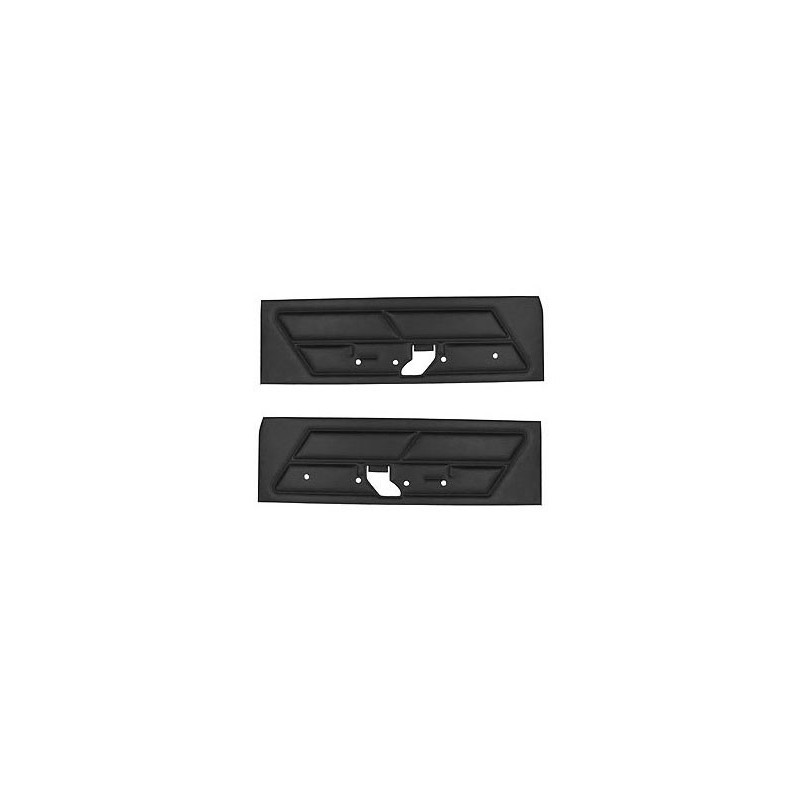 FORD MUSTANG 1970 PAIRE DE PANNEAUX DE PORTE STANDARD NOIR Standard Door panels black SCOTT DRAKE D0ZZ-65239423BK