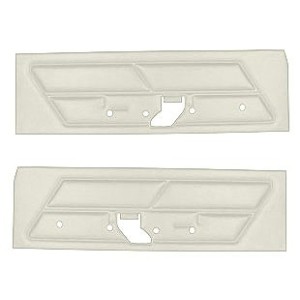 FORD MUSTANG 1970 PAIRE DE PANNEAUX DE PORTE STANDARD BLANC Standard Door panels bright white SCOTT DRAKE D0ZZ-65239423WT