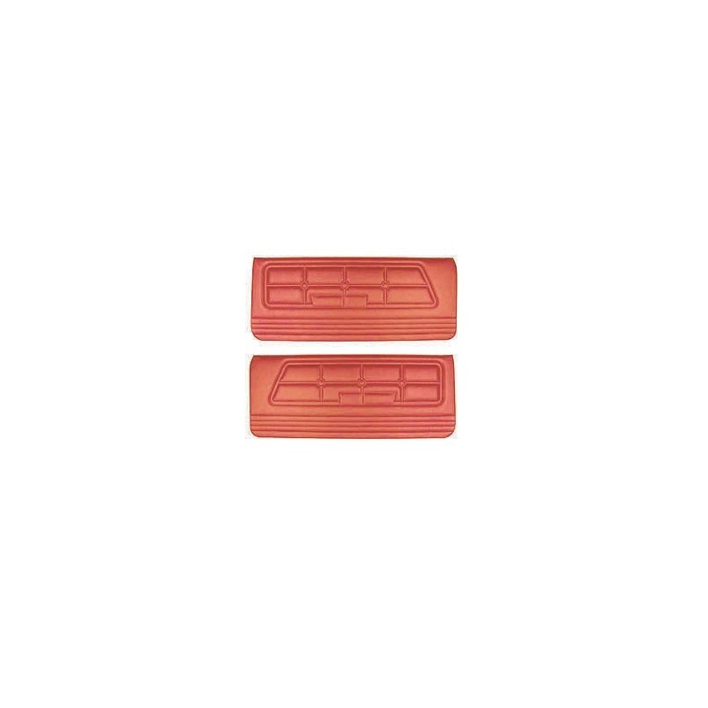 FORD MUSTANG 1971-1973 PAIRE DE PANNEAUX DE PORTE STANDARD ROUGE VIF Standard Door panels bright red SCOTT DRAKE D1ZZ-65239423BR