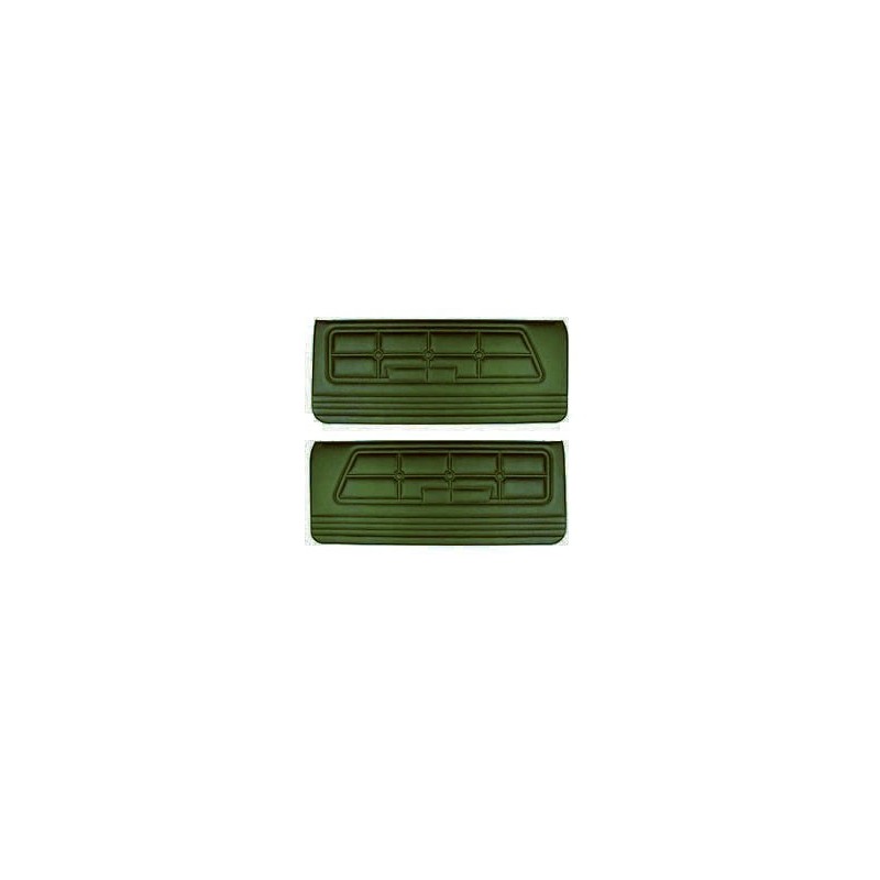 FORD MUSTANG 1971-1973 PAIRE DE PANNEAUX DE PORTE STANDARD VERT Standard Door panels green SCOTT DRAKE D1ZZ-65239423GR