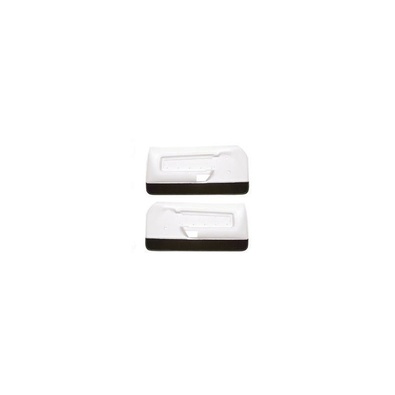 FORD MUSTANG 1971-1973 PAIRE DE PANNEAUX DE PORTE DELUXE BLANC Door panels deluxe white SCOTT DRAKE D1ZZ65239423WTD