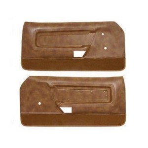 FORD MUSTANG 1971-1973 PAIRE DE PANNEAUX DE PORTE DELUXE GINGEMBRE Door panels deluxe ginger SCOTT DRAKE D1ZZ65239423GID