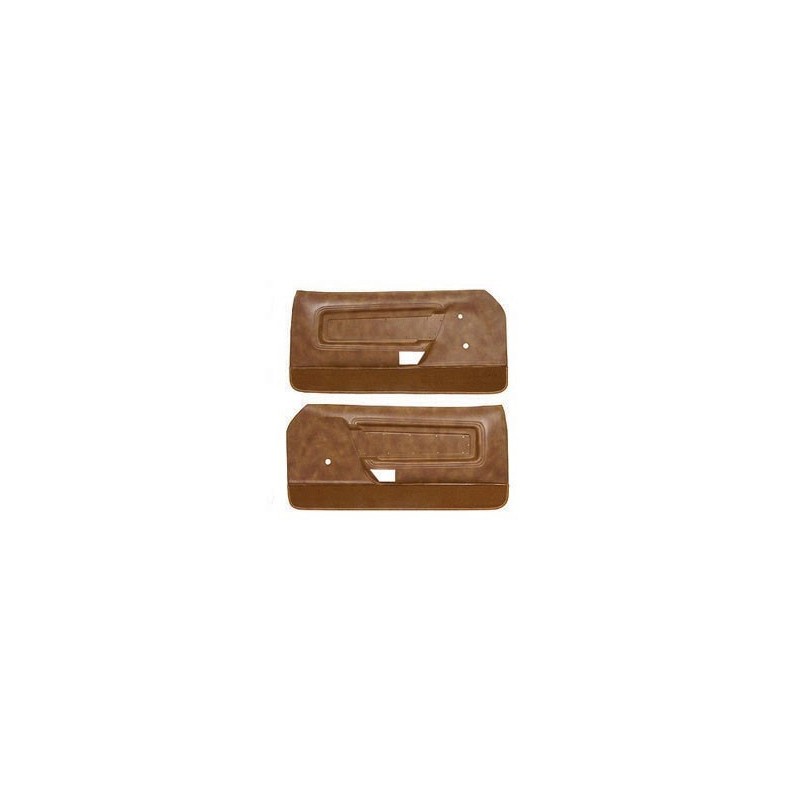 FORD MUSTANG 1971-1973 PAIRE DE PANNEAUX DE PORTE DELUXE GINGEMBRE Door panels deluxe ginger SCOTT DRAKE D1ZZ65239423GID