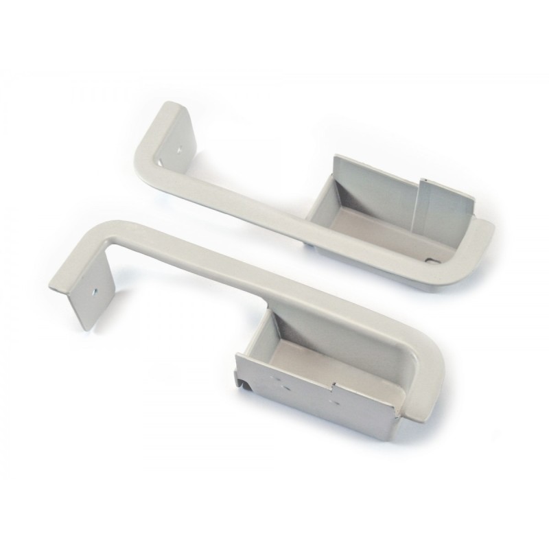 FORD MUSTANG 1970 Deluxe metal door cups white pair SCOTT DRAKE D0ZZ-6524046/7W