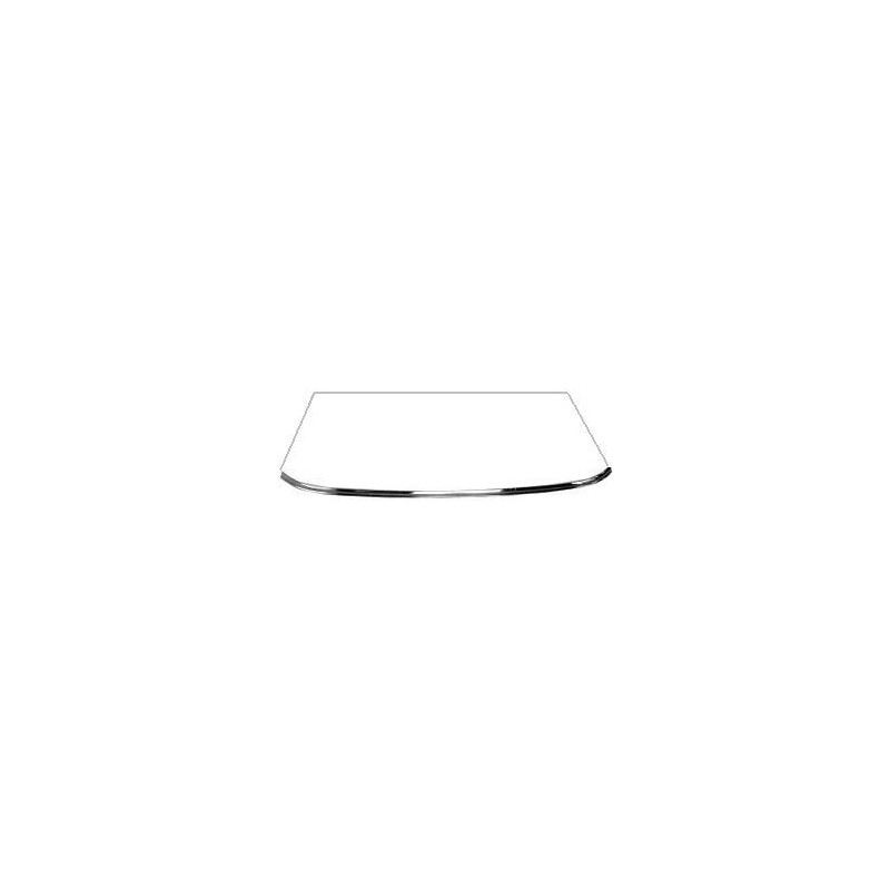FORD MUSTANG 1964-1968 COUPE CABRIOLET FASTBACK CONTOUR DE PARE BRISE CHROME BAS Windshield Molding SCOTT DRAKE C5ZZ-6503148-BR