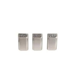 FORD MUSTANG 1968 BOUTONS DE COMMANDE DE CHAUFFAGE heater control knob set SCOTT DRAKE C8ZZ-18519-AK