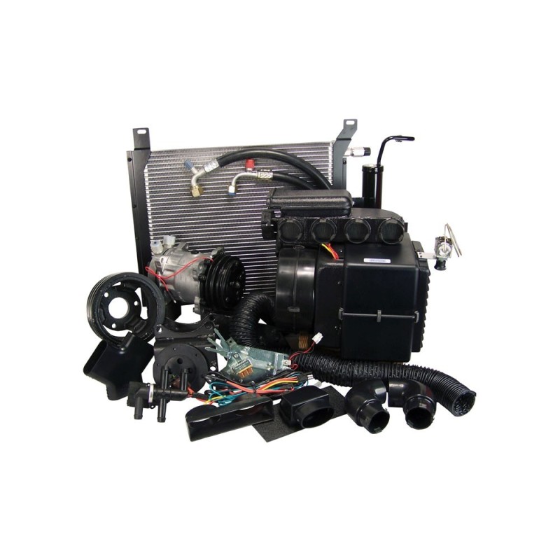 FORD MUSTANG 1968 289 302 KIT CLIMATISATION HURRICANE OURAGAN AVEC COMMANDE ELECTRONIQUE Hirrucaine AC and heater kit with elect