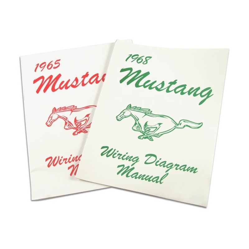 FORD MUSTANG 1964 Wiring diagram manual SCOTT DRAKE MP-312