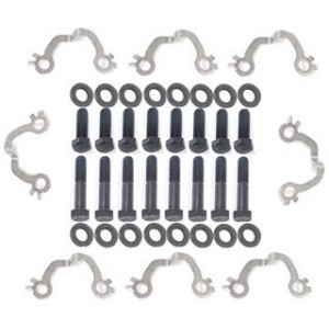FORD MUSTANG 1964-1965 V8 260 289 SET DE BOULONS DE COLLECTEUR D ECHAPPEMENT Exhaust manifold bolts SCOTT DRAKE EMB-C2OE-555