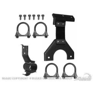 FORD MUSTANG 1968-1970 Exhaust hanger kit V8 single exhaust mount kit 2 inch SCOTT DRAKE C8ZZ-5257-1AHMK