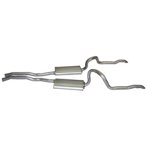 57.1mm (2.25 pouces) FORD MUSTANG 1970 V8 Boss 302 429 Exhaust OEM Boss 302 429 exhaust sys 2.25 inch Requires turn downed tips