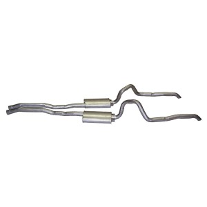 57.1mm (2.25 pouces) FORD MUSTANG 1971-1973 V8 LIGNE D ECHAPPEMENT SANS H PIPE EN 2 POUCES NE MONTE PAS SUR MACH 1 Exhaust Non M