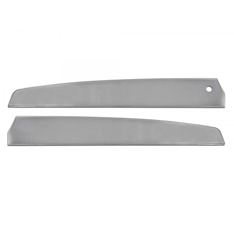 FORD MUSTANG 1967 PAIRE D INSERTS POUR PANNEAUX DE PORTE DELUXE AVEC TROU REGLAGE RETRO Deluxe door panel inserts pair SCOTT DRA