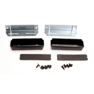 FORD MUSTANG 1965-1967 KIT POUR PANNEAUX D INTERIEUR DE PORTE PONY NOIR Pony door panel kit black KIT-INT5-BK