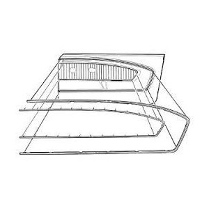 FORD MUSTANG 1965-1966 SET DE GARNITURE DE PANNEAU DE PORTE PONY DROIT Pony door panel trim Right hand C5ZZ-652042-70