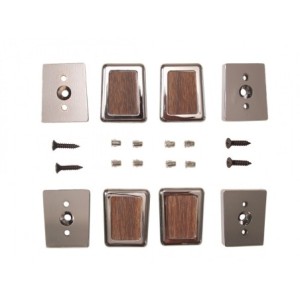 FORD MUSTANG 1968 KIT D EMBOUTS DE POIGNEES DE PORTE DELUXE Deluxe door pull end cap kit SCOTT DRAKE C7WY-6522670-6