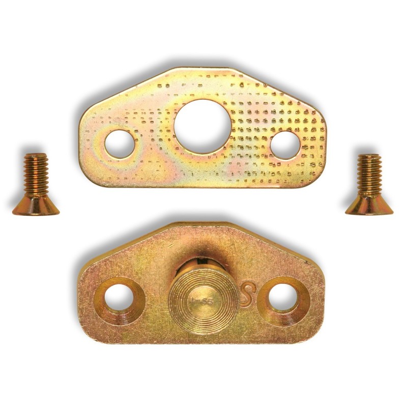 FORD MUSTANG 1964-1966 GACHE DE PORTE ( vendu à l'unité ) Door striker plate and shim SCOTT DRAKE C2OZ-6222008-B