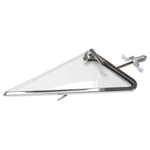 FORD MUSTANG 1967 vent window glass frame and door glass run assembly right hand clear SCOTT DRAKE C7ZZ-6521608-CK