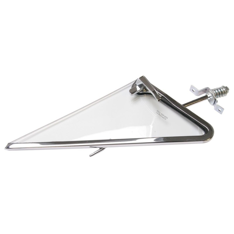 FORD MUSTANG 1967 vent window glass frame and door glass run assembly right hand clear SCOTT DRAKE C7ZZ-6521608-CK