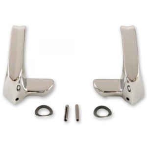 FORD MUSTANG 1964-1966 PAIRE DE POIGNEES DE CUSTODE vent window handles SCOTT DRAKE C3OZ-6222916-7A