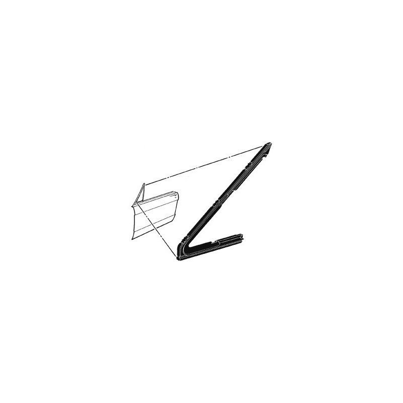 FORD MUSTANG 1964-1966 JOINT CUSTODE AVANT GAUCHE COTE CONDUCTEUR vent window seal left hand SCOTT DRAKE C5ZZ-6521449-B C5ZZ-652